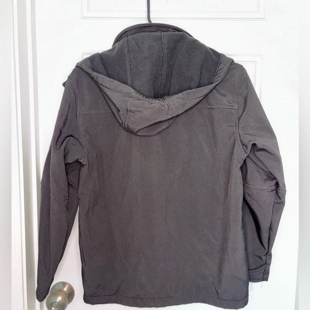 Youth Medium Zip Up Black Reebok Jacket with‎ Hood